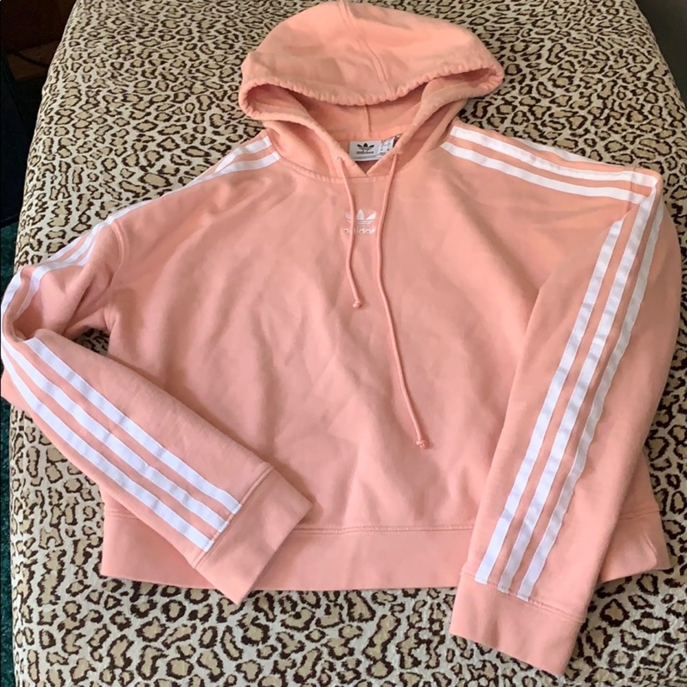 Adidas crop hoodie